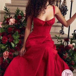 HouseofCB Carmen Corset Midi Dress